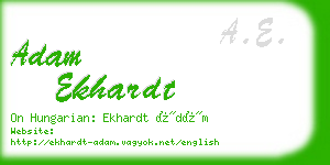 adam ekhardt business card